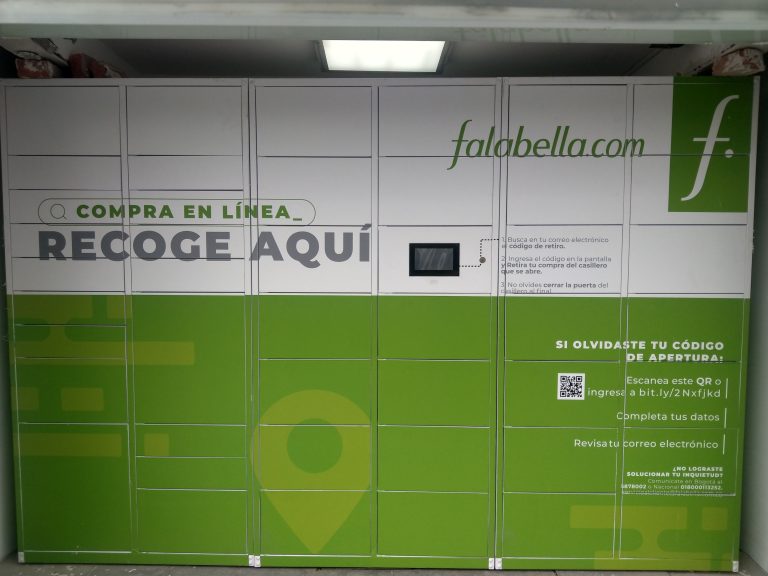 Smart locker Falabella, Casillero inteligente Falabela Disarchivo